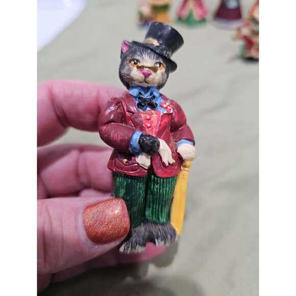 Vintage Marshall Pottery Christmas Cats and a mouse! - Picture 14 of 16